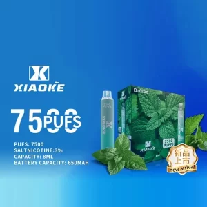 【17種口味】梟客XIAOKE 7500口 一次性電子煙 炫酷發光 可充電