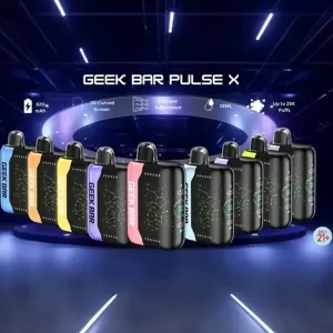 【8種口味】美國Geek Bar Pulse一次性 25000口超長續航 18ML大容量 雙模式 3D曲面螢幕