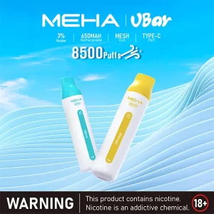 【16種口味】MEHA VBar小白條8500 Puffs拋棄式電子煙|650mAh大容量|100% 還原口感 台灣現貨