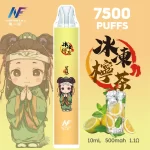【20種口味】INF無限×鬼滅之刃聯名款 7500口拋棄式電子煙|12ml大容量煙油｜500mAh可充電電池|動漫收藏級設計 台灣現貨