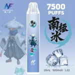 【20種口味】INF無限×鬼滅之刃聯名款 7500口拋棄式電子煙|12ml大容量煙油｜500mAh可充電電池|動漫收藏級設計 台灣現貨