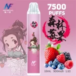 【20種口味】INF無限×鬼滅之刃聯名款 7500口拋棄式電子煙|12ml大容量煙油｜500mAh可充電電池|動漫收藏級設計 台灣現貨