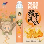 【20種口味】INF無限×鬼滅之刃聯名款 7500口拋棄式電子煙|12ml大容量煙油｜500mAh可充電電池|動漫收藏級設計 台灣現貨