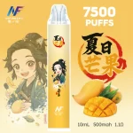【20種口味】INF無限×鬼滅之刃聯名款 7500口拋棄式電子煙|12ml大容量煙油｜500mAh可充電電池|動漫收藏級設計 台灣現貨
