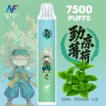 【20種口味】INF無限×鬼滅之刃聯名款 7500口拋棄式電子煙|12ml大容量煙油｜500mAh可充電電池|動漫收藏級設計 台灣現貨