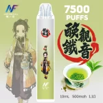 【20種口味】INF無限×鬼滅之刃聯名款 7500口拋棄式電子煙|12ml大容量煙油｜500mAh可充電電池|動漫收藏級設計 台灣現貨