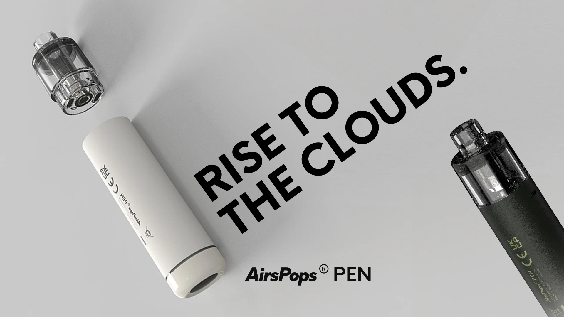 AIRSCREAM AirsPops 氣泡PEN 鉛筆電子菸主機套裝 1500mAh大容量電池 35W可調功率