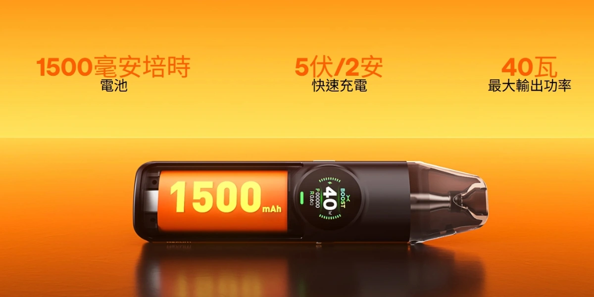 OXVA NeXLIM小蠻牛電子菸主機1500mAh-5V_2A-40W