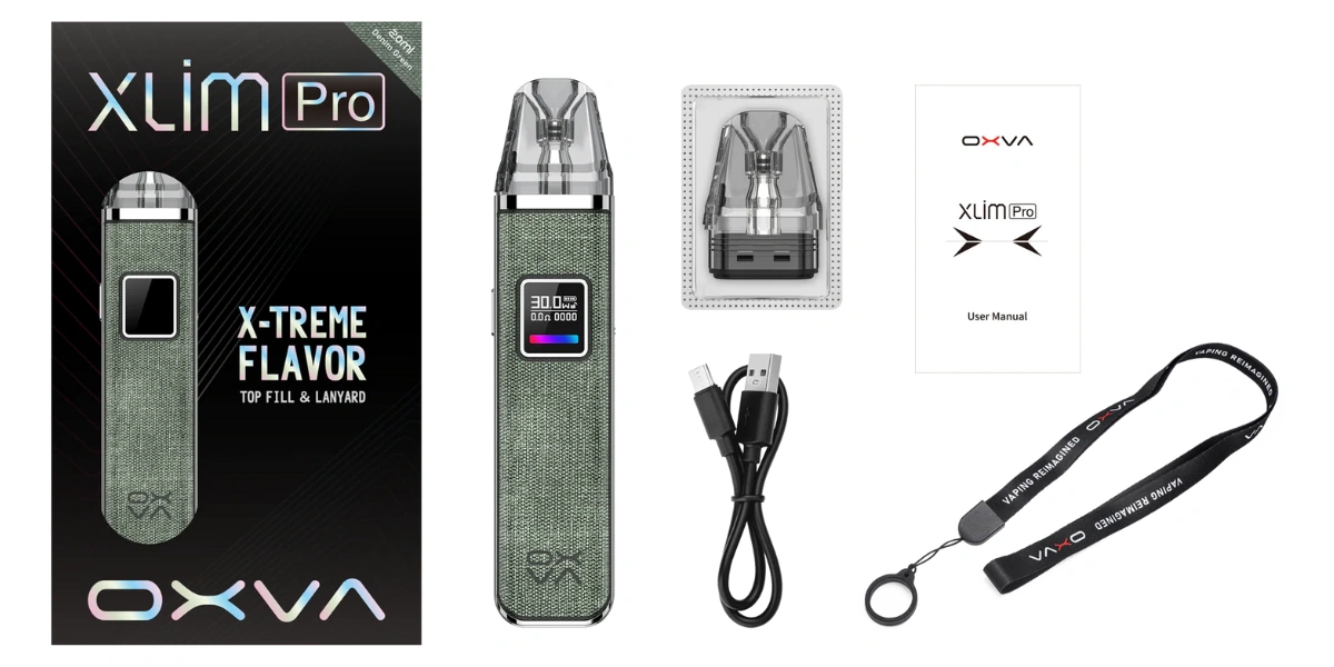 OXVA XLIM PRO小蠻牛全能型電子煙主機套裝內容