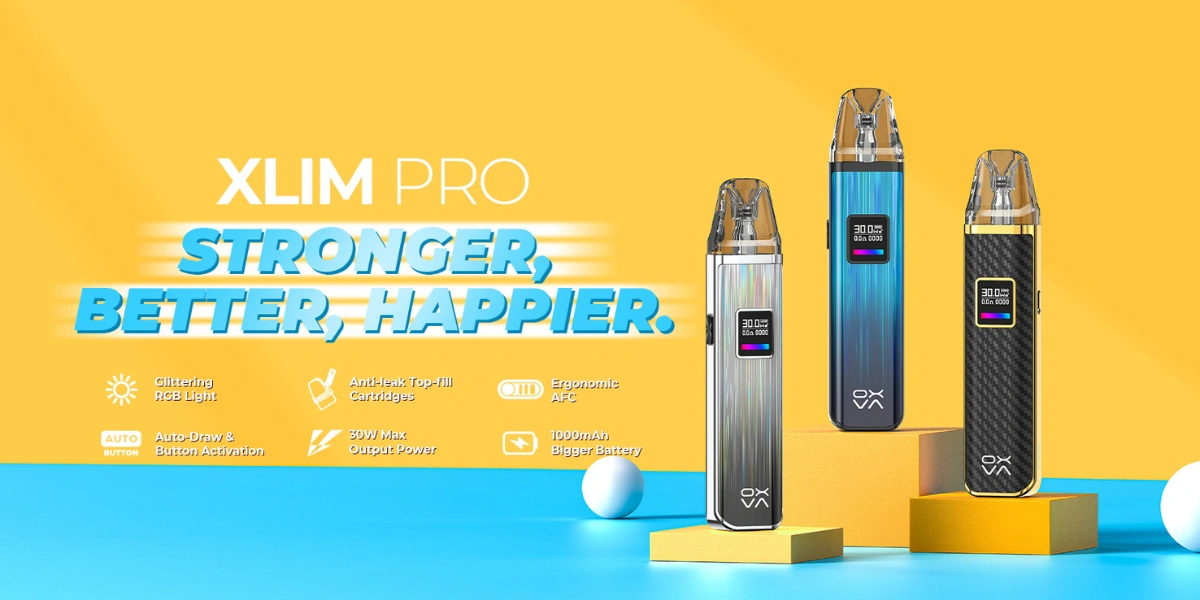 OXVA XLIM PRO 30W注油式電子煙主機套裝 空煙彈_1000mAh 5–30W Type-C 5V_2A
