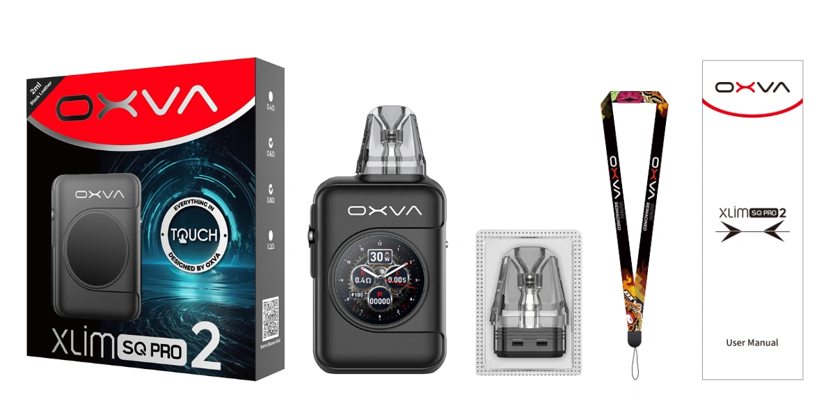 OXVA XLIM SQ PRO2 30W小蠻牛電子菸主機套裝內容_現貨供應