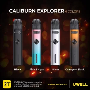 Uwell Caliburn Explorer Pod 探索者 首創雙味油倉 32W強勁輸出 1000mAh持久續航 小煙主機正品現貨