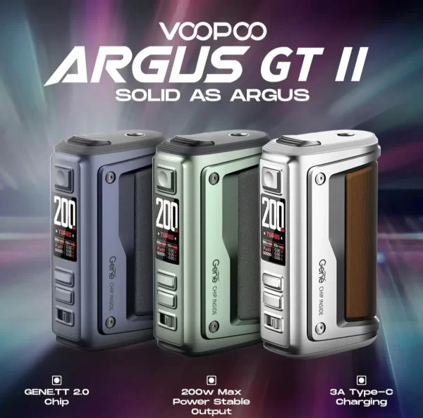 VOOPOO ARGUS GT II 200W 阿格斯二代電子煙主機